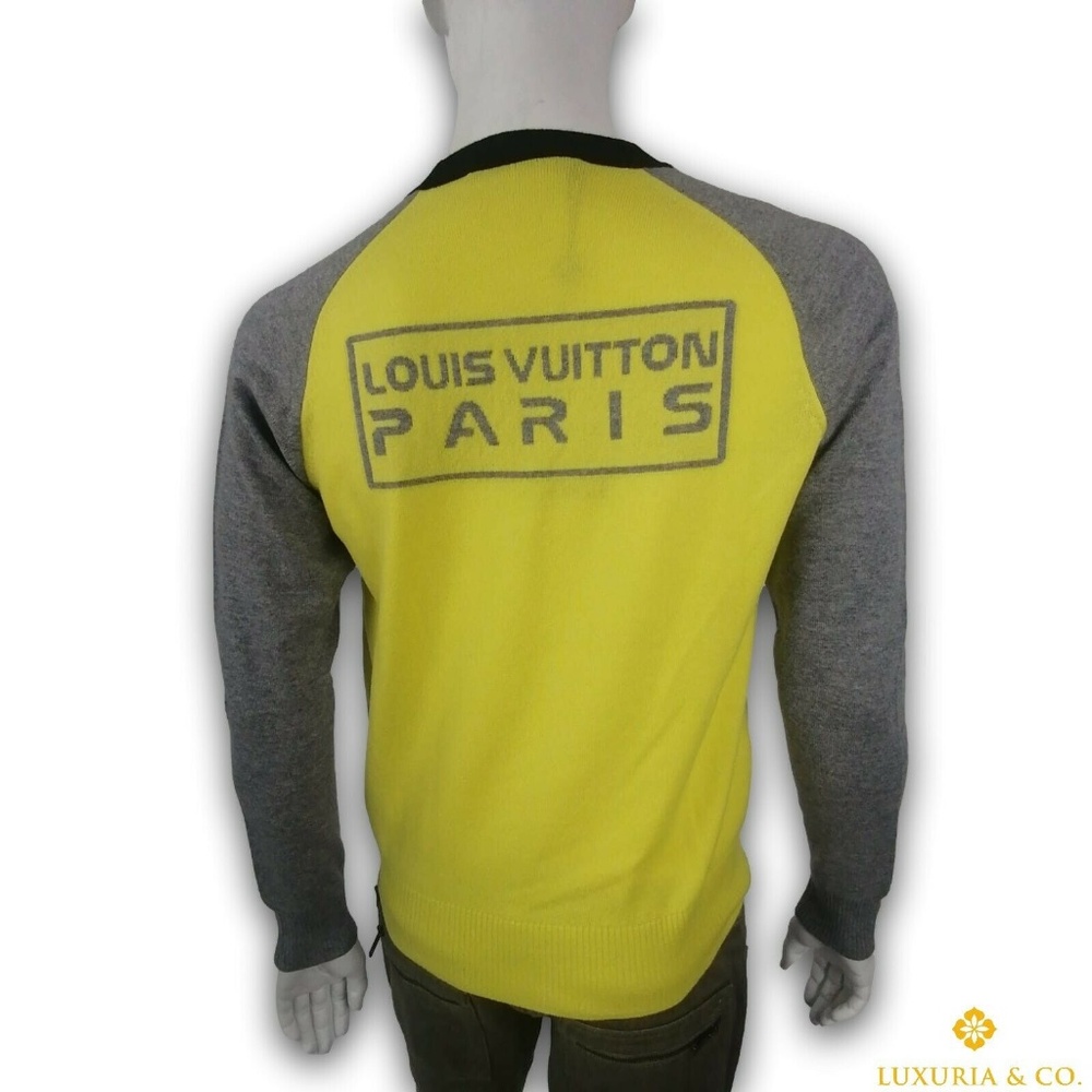 New Authentic Louis Vuitton Wool Cashmere Color Block Sweater